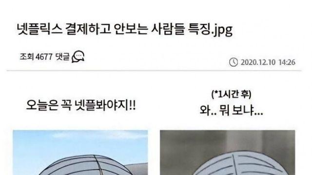 넷플릭스 결제하고 안보는 사람들 특징 .JPG