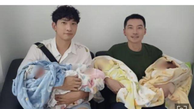 대리모 통해서 아이 4명 얻은 대만 게이부부