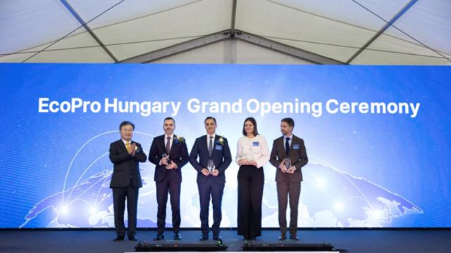 에코프로, 헝가리 데브레첸에 유럽 첫 양극재 공장 준공