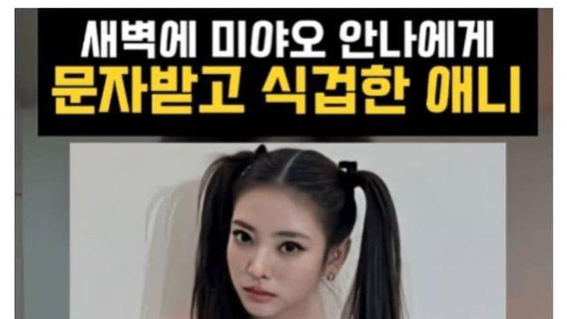 미야오 안나가 새벽에 신손에게 부탁을 한 이유