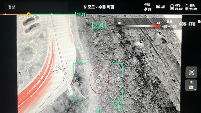 안성소방서, 드론 활용해 치매 노인 실종자 21분 만에 신속 구조