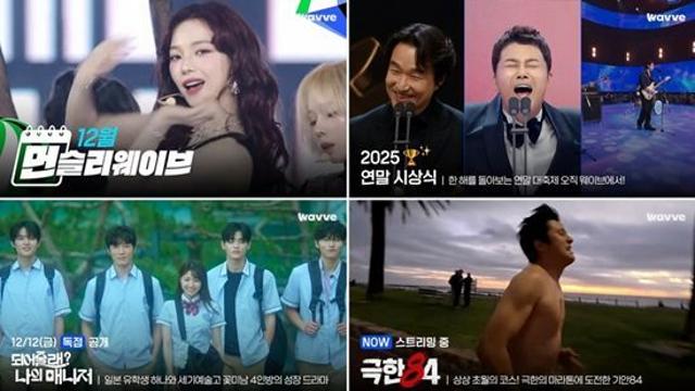 'MMA 2025'에 지상파 연말 시상식까지…웨이브서 다 본다