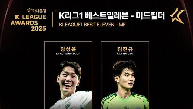 [공식발표] ‘챔피언’ 전북, 베스트11 6명 배출 위업