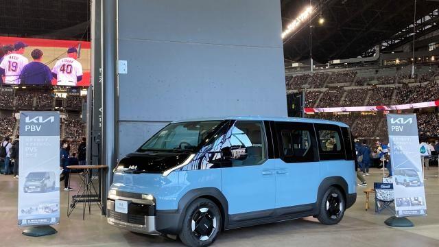 기아, '한일 드림 플레이어즈 게임'서 PV5 전시