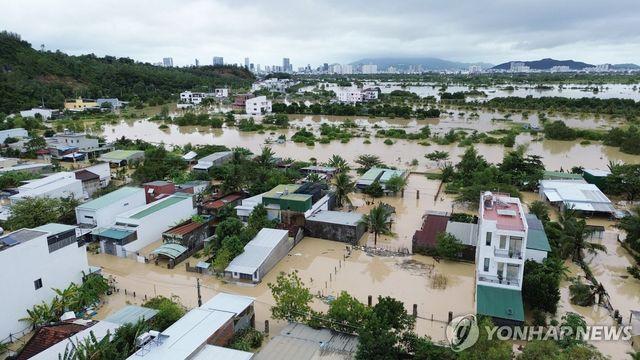 정부, 베트남 중부 홍수 피해에 50만달러 인도적 지원