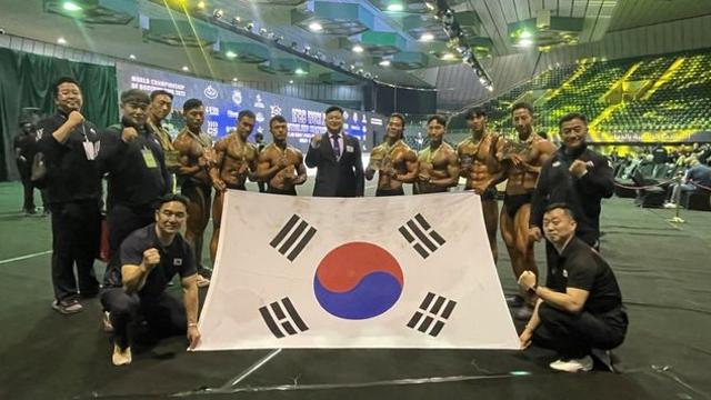 배철형·고찬경·이재천, 세계보디빌딩선수권 '금빛 합창'