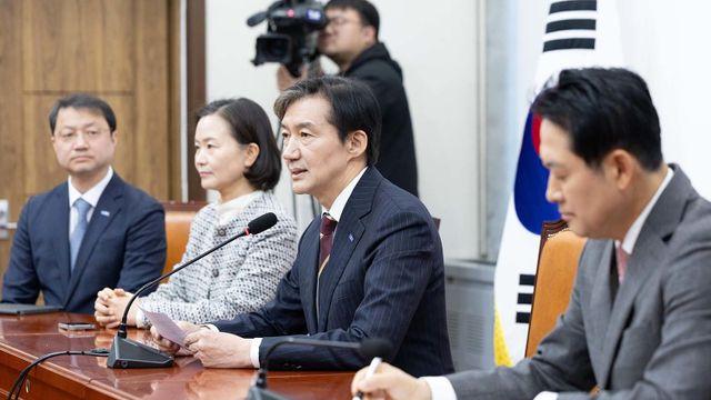 조국이 당대표 취임 인사차 오늘 장동혁을 찾아가서 한 말