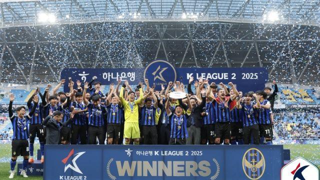 [오피셜] '인천 6명' K리그2 시즌 베스트11 장악…PO까지 오른 성남도 3명 배출