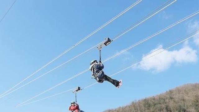 청주 옥화휴양림에 333ｍ 길이 짚트랙 설치…내년 3월 개장