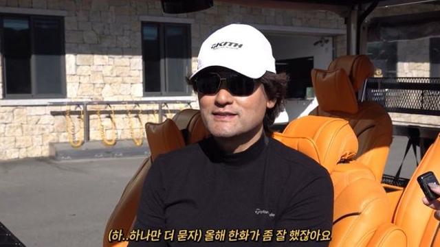 박찬호  “ 한화 올해  잘해서 굉장히 좋았다“