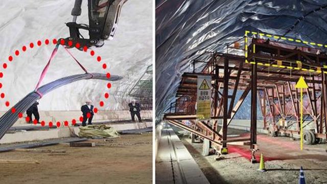 롯데건설, 터널공사에 '양중리프트' 도입…근로자 안전성 확보