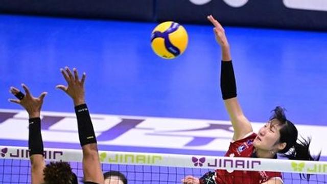 여자배구 현대, GS 꺾고 2위 도약…남자부 한국전력은 3위 점프(종합)