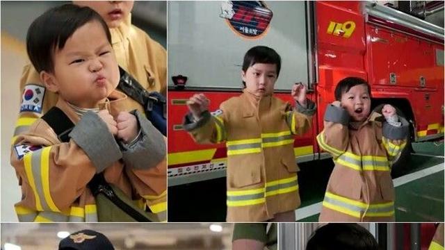 ‘슈돌’ 우형제 은우·정우, 이번엔 꼬마 소방관