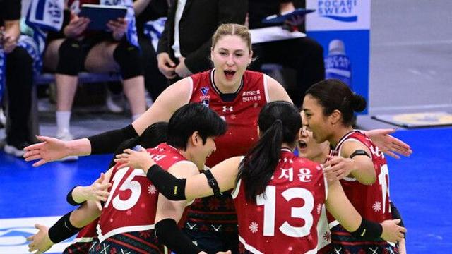 현대건설, GS 완파하고 2위 도약…한전, KB손보 잡고 3위 점프(종합)