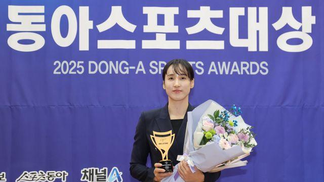 “내년에도 받을 수 있도록” 동아스포츠대상 3년연속 수상에도 욕심 숨기지 않은 김단비