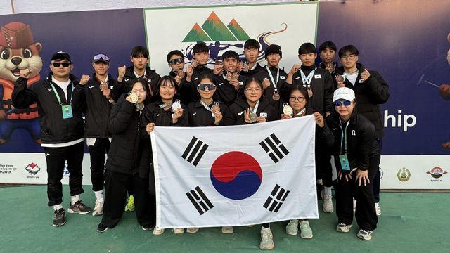 한국 청소년대표팀, 아시아카누연맹회장배서 전원 메달