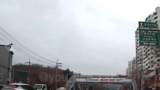 운전연수중 앞에 나타난 실전테스트