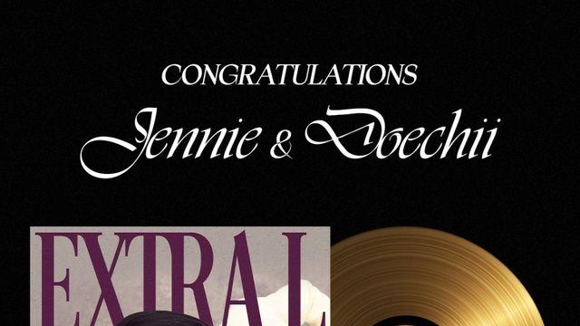 제니, 美 RIAA 또 새 역사…K팝 솔로 아티스트 중 최다 기록