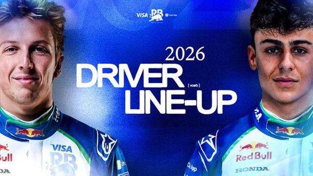 F1 레이싱 불스, 2026 시즌은 L. 로손과 A. 린드블라드