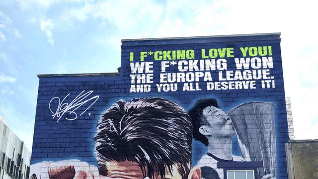 '손흥민 미치겠어!' 북런던 SON 광풍 불어닥친다…오피셜 공식발표 '쏘니 벽화 또 등장'→손흥민 토트넘 간다+10일 UCL 경기 방문