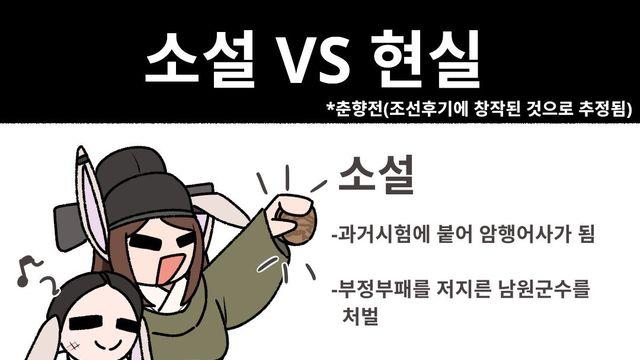 춘향전이 현실이었다면 