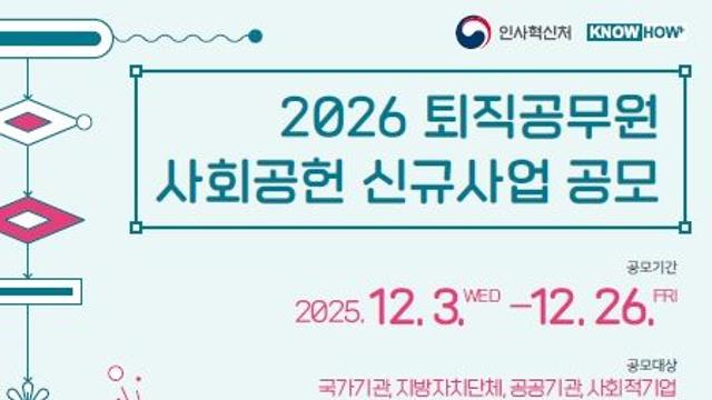 인사혁신처, 퇴직공무원 전문성 사회 곳곳서 국민 행복 높인다