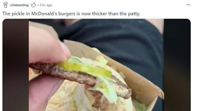 레딧에서 핫한 맥도날드 사진 한 장
