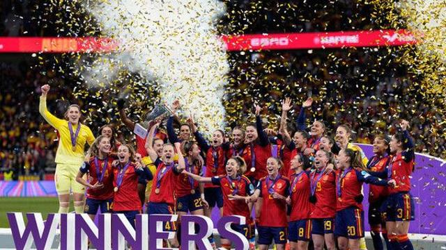 스페인, 독일 꺾고 UEFA 여자 네이션스리그 우승…2연패 달성