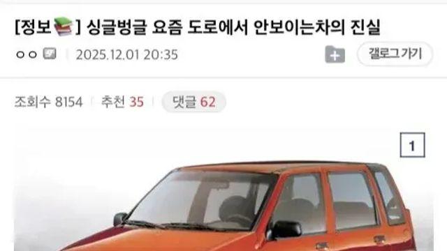 [스압] 요즘 도로에서 안보이는차의 진실,,