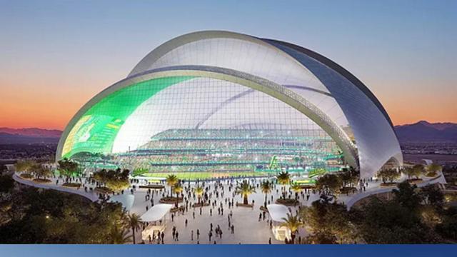 라스베가스에 짓고있는 애슬레틱스 신구장 모형도 공개 