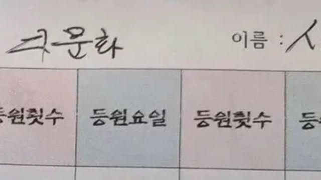 반려견 유치원 출석부,,