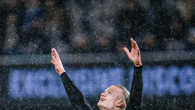 역사 쓴 홀란, EPL 최소경기 100골…111경기 만에 100골 기록, ‘전설’ 시어러 넘다