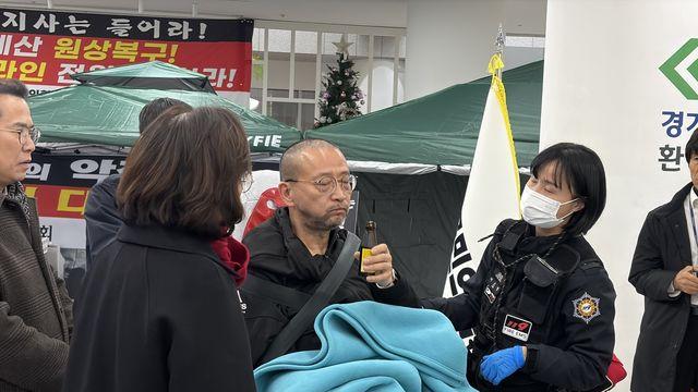 열흘째 단식 경기도의회 국힘 대표, 건강 악화로 병원 이송