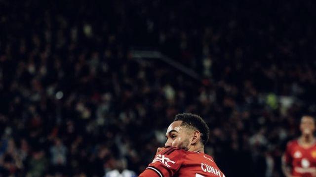 [PL LINE UP] 쿠냐 3경기 만에 선발 복귀! 맨유, 쿠냐-음뵈모 듀오 재출격...웨스트햄 잡고 연승 타나