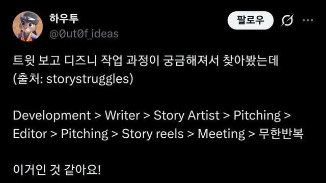 디즈니가 영화 스토리 만드는 과정...jpg