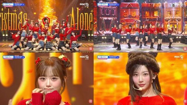 '쇼챔' 트리플에스 미소녀즈, 성탄 무드 빛났다…'크리스마스 얼론' 선물