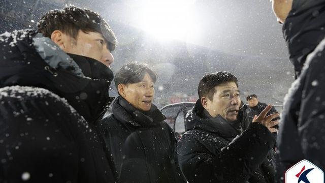 [승강 PO 라인업] 사상 초유 폭설 취소 후 재경기...부천vs수원FC, 전날과 명단 동일