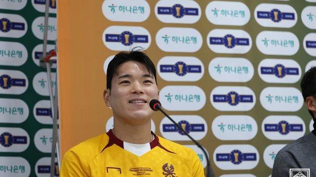 [코리아컵 인터뷰] “결혼식보다 결승전이 더 떨려”…광주 이강현 “신부에게 트로피 선물하겠다”