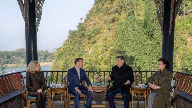 시진핑-마크롱, 청두서 이례적 비공식 회동