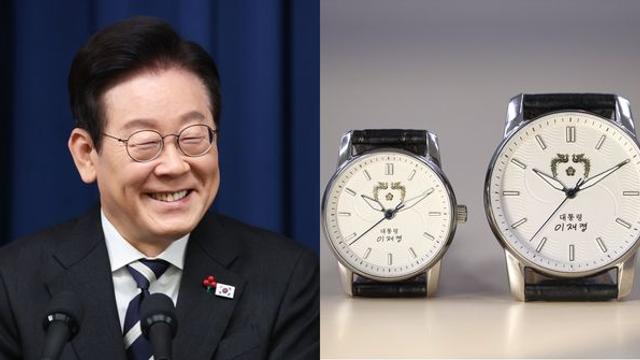 “완성도 높였다” 이재명 대통령 손목시계 공개, 디자인 살펴보니…