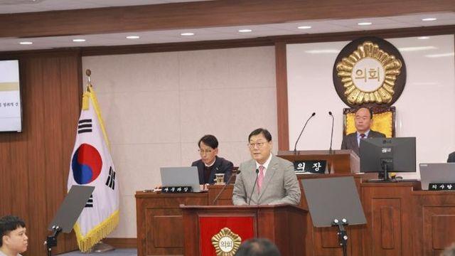 김윤철 합천군수 2026년도 예산안 시정연설,  위기 딛고 희망 담은 ‘8,881억 원’ 편성