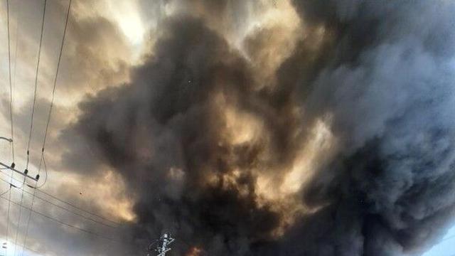 경북 칠곡 왜관 섬유공장 불…건물 3개동 태워(종합)