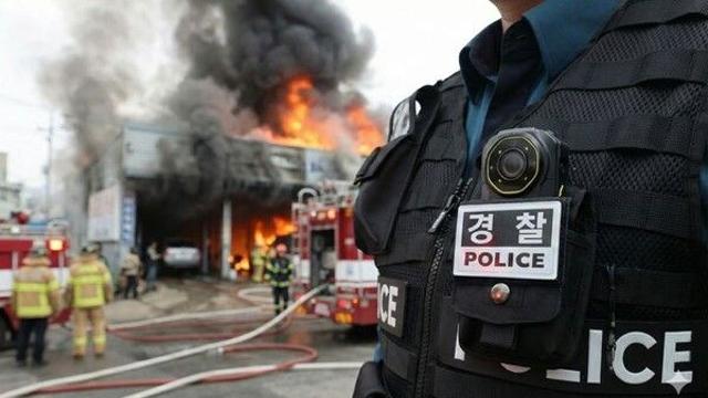 긴박했던 마포 화재…경찰 한몸 KT 바디캠, 초기 상황부터 진압까지 기록
