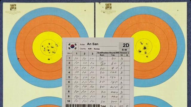 599점 쏘고 세계 신기록 세운 양궁 안산 근황