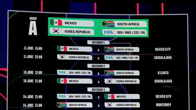 홍명보호 월드컵 조별리그 경기, 한국시간 오전 10∼11시 시작