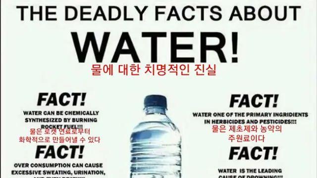 물에대한 치명적인 진실