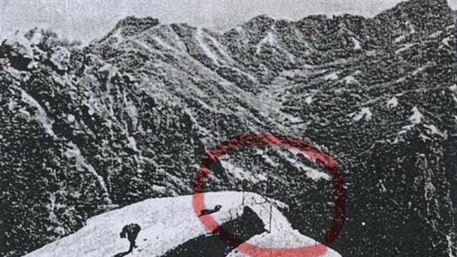 1950년대  북한산 백운대와 영봉 사진