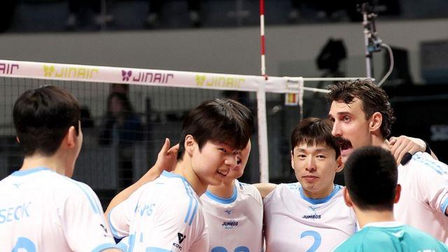 러셀·정지석 또 폭발…인천 대한항공, 대전 삼성화재 꺾고 파죽의 ‘10연승’