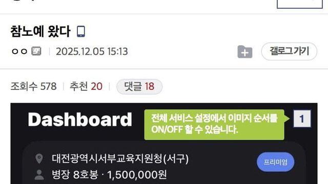 근무지에서 일 열심히 한 사회복무요원이 받은 것들