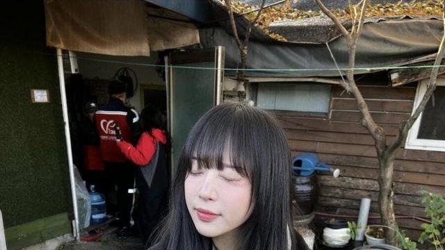 연탄 봉사활동하는 쯔양